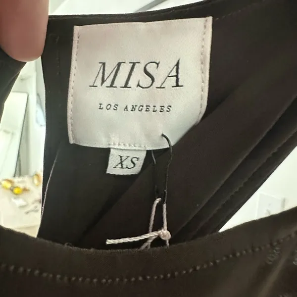 MISA Pargol Dress Size XS NWT - Espresso - Image 6
