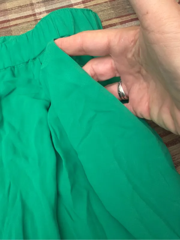 BCBG Bright Green Athletic Shorts with Elastic Waist - Image 4