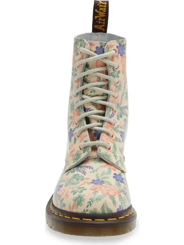 Dr. Martens 1460 Pascal Boots Cloud Cream Multi Floral Womens US 6 NIB - Image 4