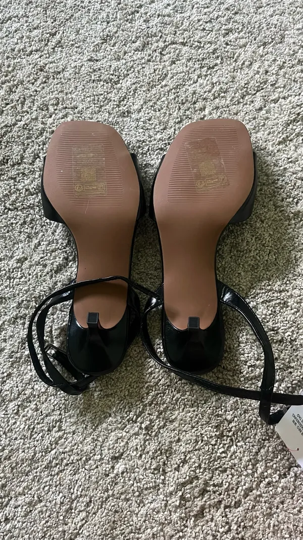 ASOS Heartfelt barely there kitten heels - Image 5