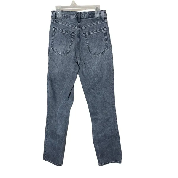 Abercrombie & Fitch Jeans Womens Size 24 Dark‎ Grey 90s Straight Ultra High Rise - Image 5