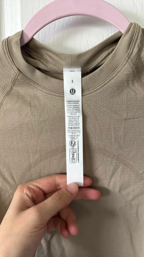 Lululemon Swiftly Tech Cropped Short-Sleeve Shirt - Image 2