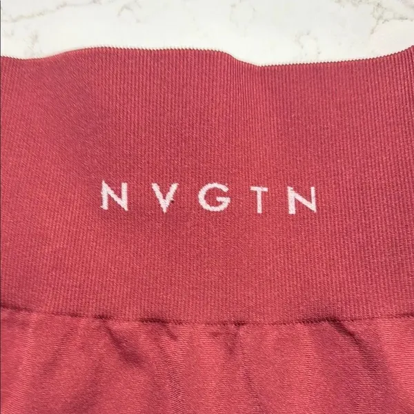 NVGTN Red Bike Shorts High-Waisted Performance size XS - Image 3