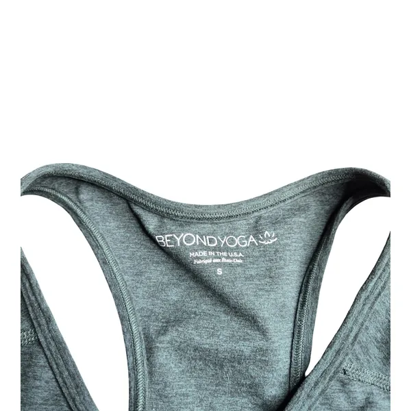Beyond Yoga Green Spacedye Lift Your Spirits Yoga Sports Bra Size: S - Image 2