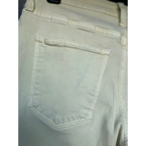 Universal Thread Yellow Denim Jeans High Rise Skinny Jeans Beach Butter Academia - Image 5
