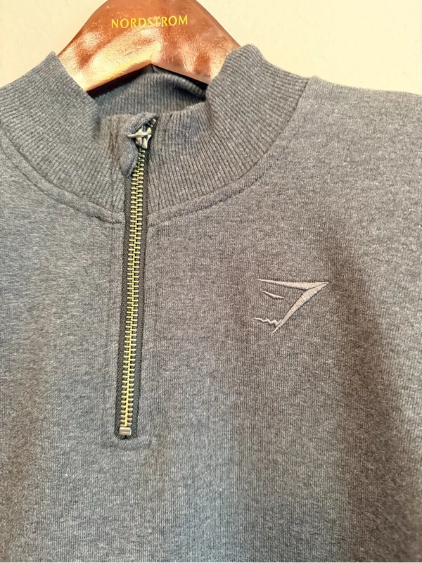 Gymshark REST DAY sweats 1/2 zip pullover sweatshirt size S, NWOT - Image 2