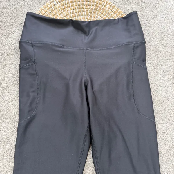 Old Navy Women’s Powersoft High Rise 7/8 Leggings Pockets in Black L - Image 5