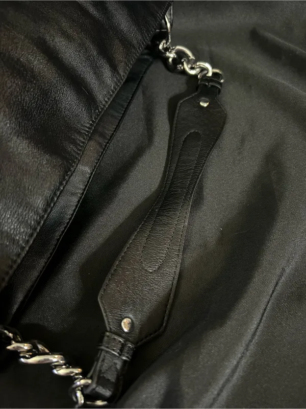 Simply Vera Vera Wang Black Shoulder Bag With Chain Strap - Image 11