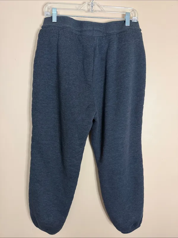 No Boundaries Navy Joggers with White and Light Blue Side Stripes - Image 6