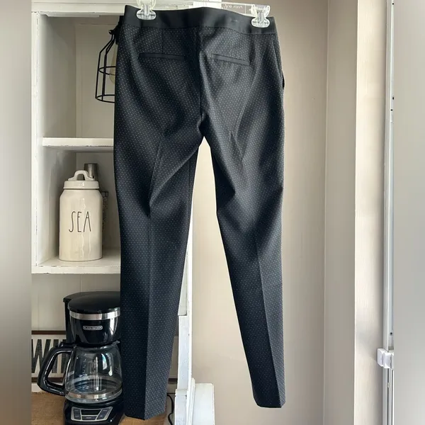 Express columnist black polka dot dress pants - Image 4