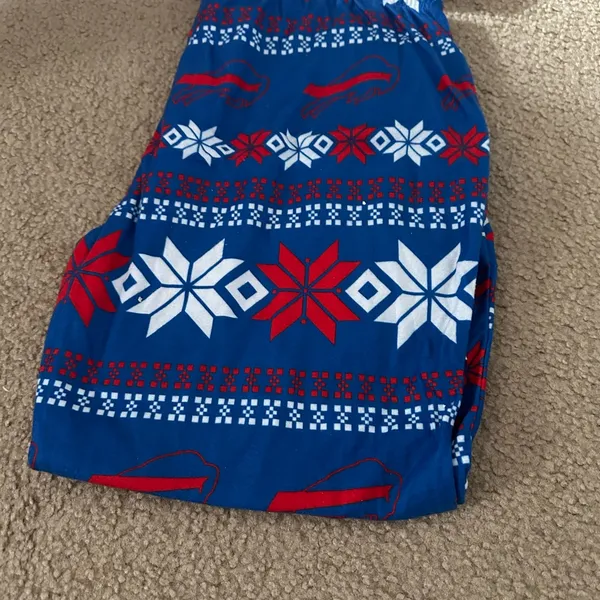 NFL Team Apparel Blue Snowflake pajamas size XL - Image 2