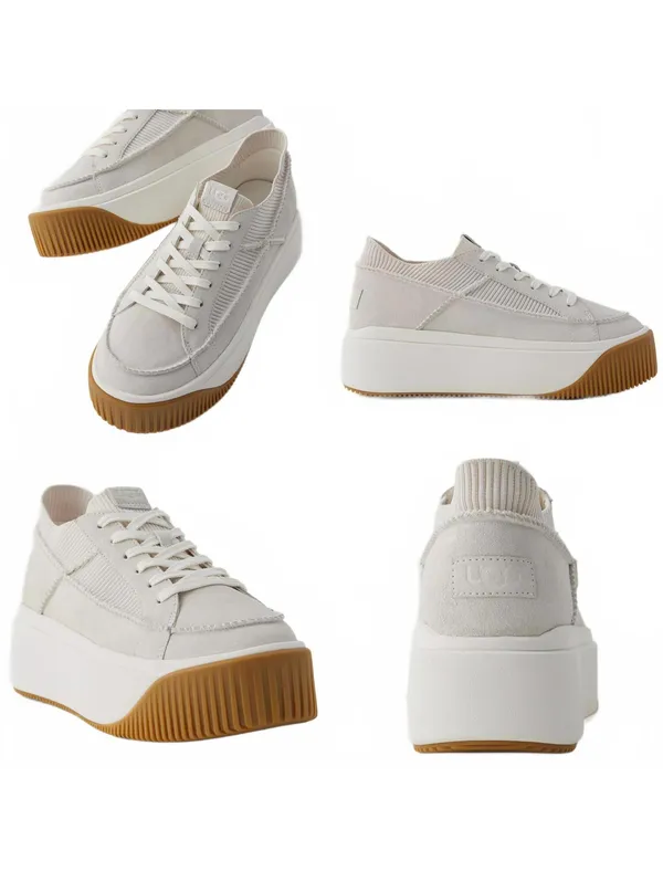 UGG EZ-Duzzit Lace Up Platform Sneakers Mens 7.5 / Womens 9.5 / EU 40.5 - Image 3