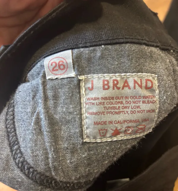 Jr Girls J Brand Bootcut Jeans - Black - Image 5