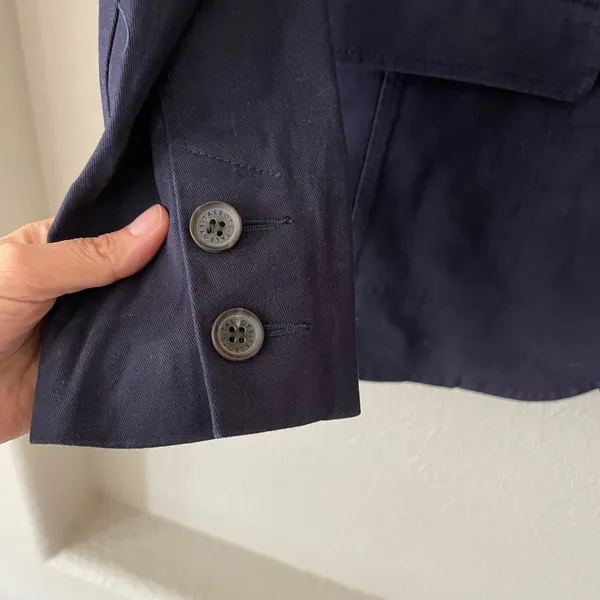 Talbots Blazer Jacket Blue Navy Sz 2 - Image 8