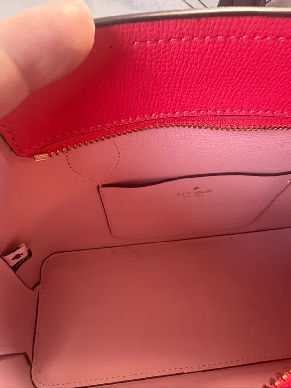 Kate Spade Darcy Small Satchel Crossbody Bikini Pink no strap - Image 8