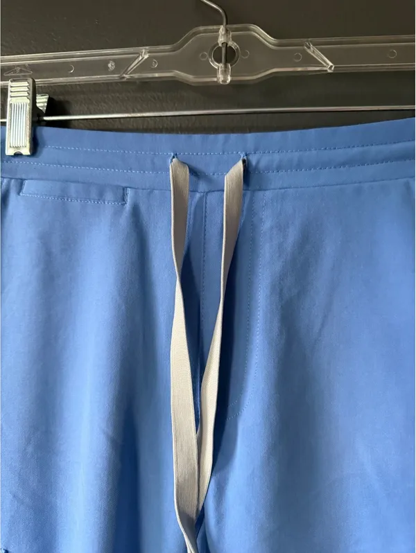 FIGS Technical Collection Light Blue Scrub Pants XXS - Image 6