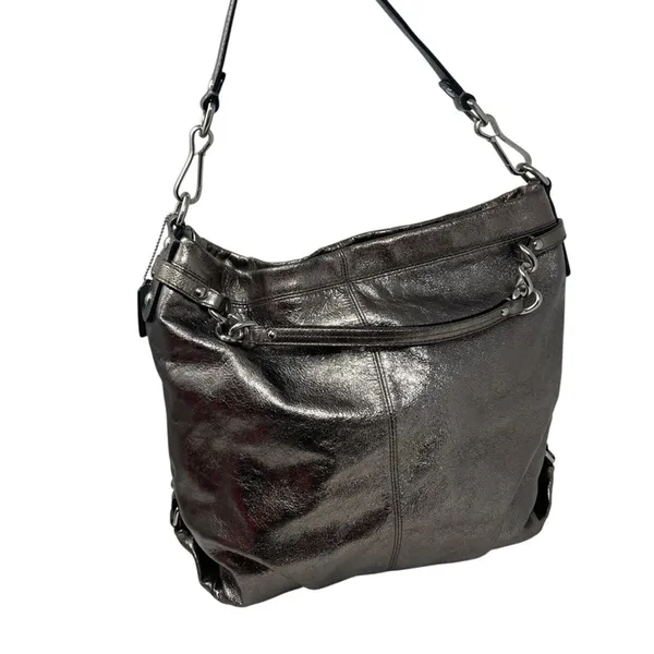 Coach Brooke Metallic Hobo Shoulder Bag - Image 2