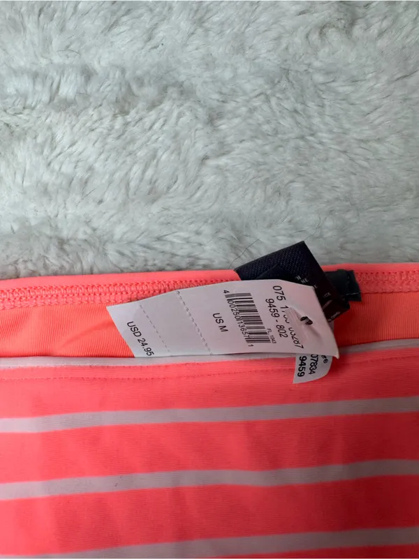 NWT Aerie Striped Coral Bikini Bottom - Image 3