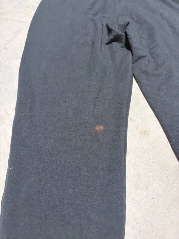 Quince supersoft fleece Black Women's Track Joggers large - Image 9