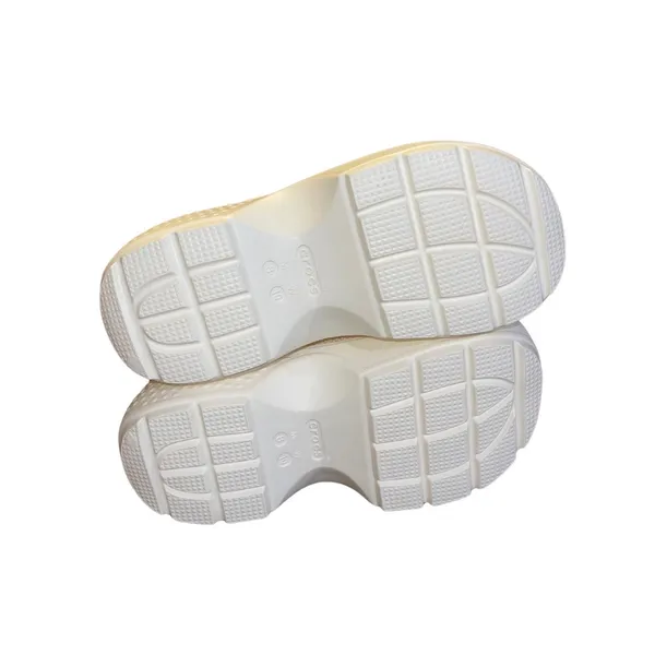 Crocs Stomp Slip on Clogs Chalk White Platform Size 10 Chunky Sole Comfort NWT - Image 4