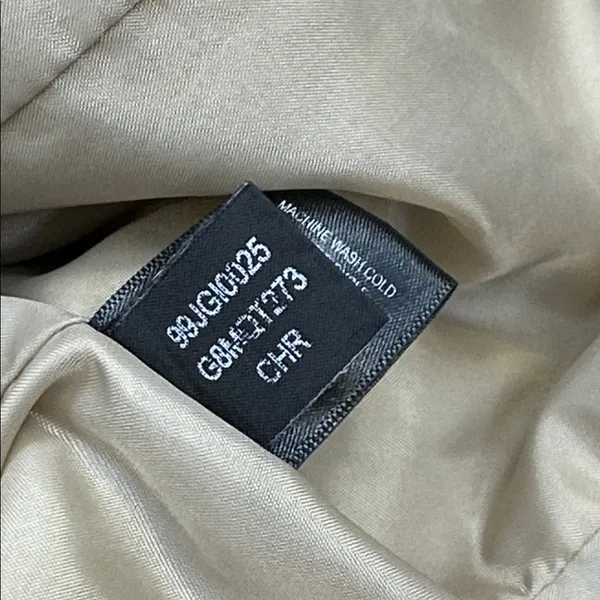 GH Bass and Co Quilted Vest Chartreuse Zip Front Fleece Collar Zip Pocket Medium - Image 13