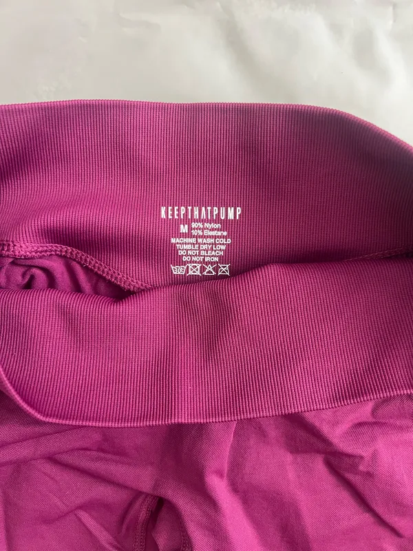 Keep That Pump workout shorts Purple Size M - Image 5