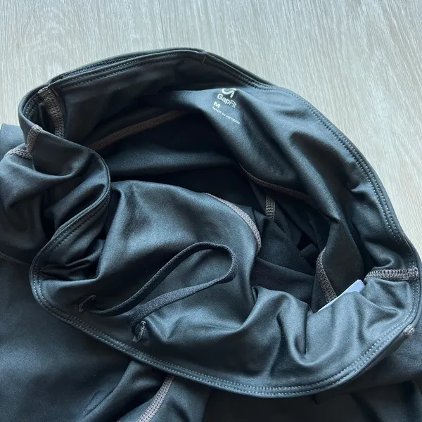 GAP Fit Moto Leggings Womens Medium 7/8 High Rise Black - Image 9