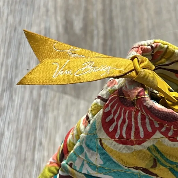 Vera Bradley Yellow Paisley Shoulder Bag/Tote Bag - Image 6