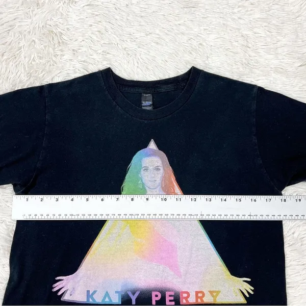Katy Perry Prismatic World Tour 2014 - 2015 Black Concert Tee‎ Size Small - Image 4