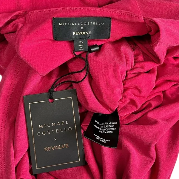 MICHAEL COSTELLO x REVOLVE Madelyn Mini Dress, Fuchsia, XS - Image 13