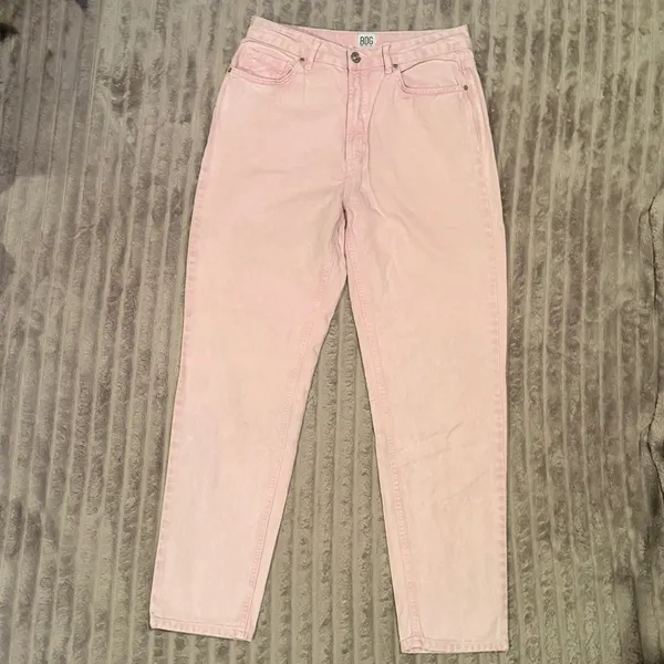 BDG Urban Outfitters Mom Jeans Pink High Waisted Tapered Leg W30‎ - Image 3
