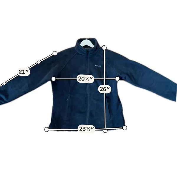 Columbia Benton Springs black full zip fleece jacket xl - Image 8