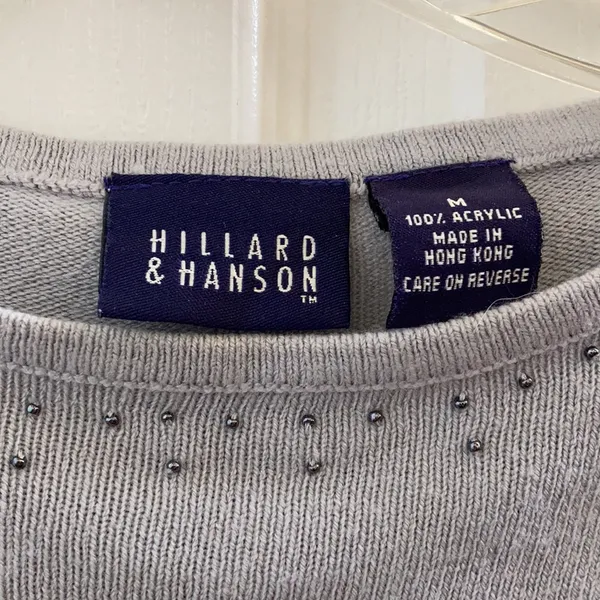 FINAL MARKDOWN Hillard and Hanson decorative knit tank medium - Image 4