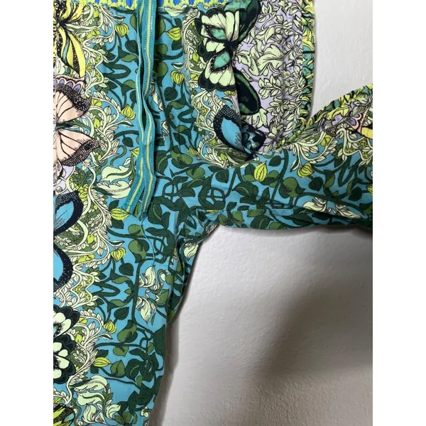 Alexandra Farmer Anthropologie Secret Garden Flannel Pajama Pants XS - Image 6