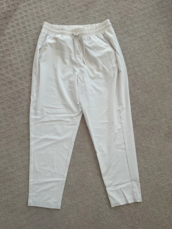 All in Motion Women’s White Joggers Size Medium - Image 2