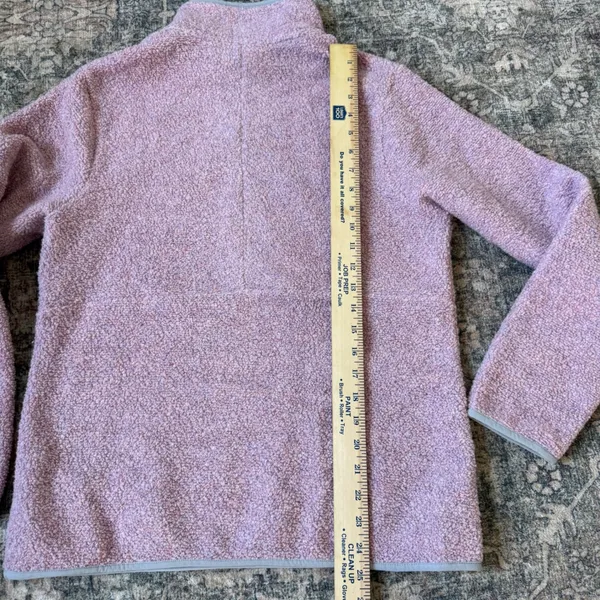 Patagonia Women's Reclaimed Fleece Pullover Quarter-Zip Hazy Purple Women M - Image 4
