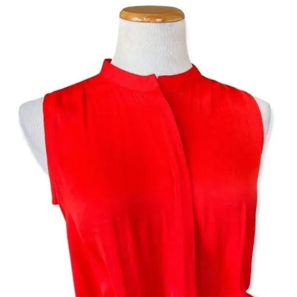 NWT Womens A.n.A. ANA Red Sleeveless Summer Romper Jumper - Sz S - Image 3