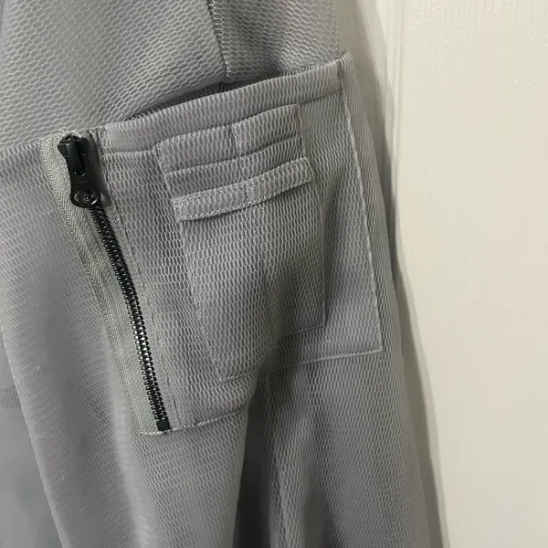 Alo Yoga‎ Field Mesh Jacket Full Zip Dove Grey large - Image 8