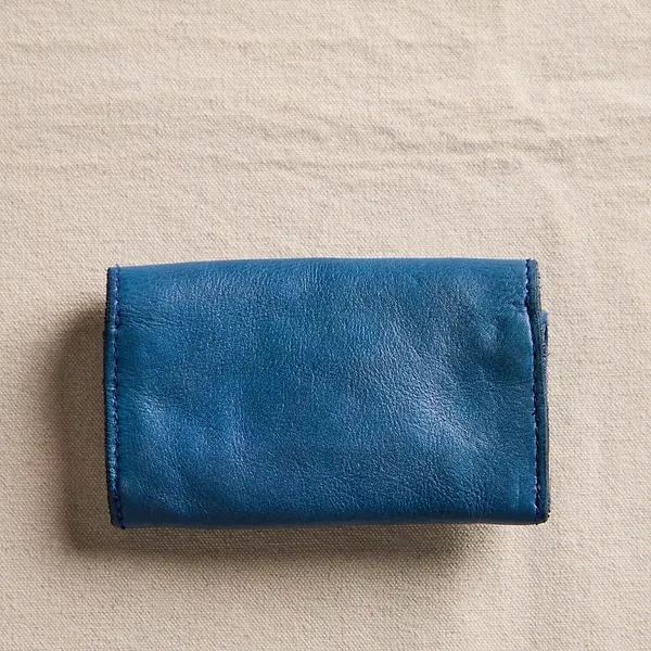 Free People Leather Bag Lanyard - Sapphire - Image 2