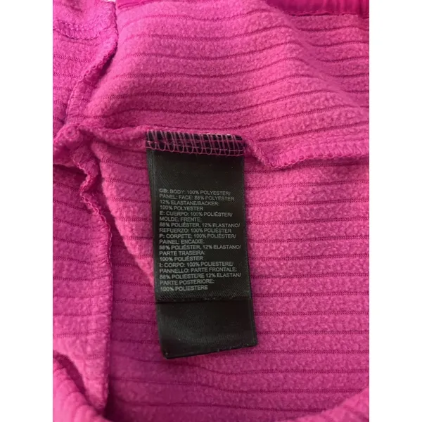 North Face Hoodie Women XS Pink Light Weight Sweater Flex Mountain Athletics - Image 8