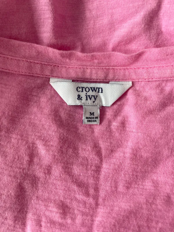 Pink Ruffle Short Sleeve Top - Image 5