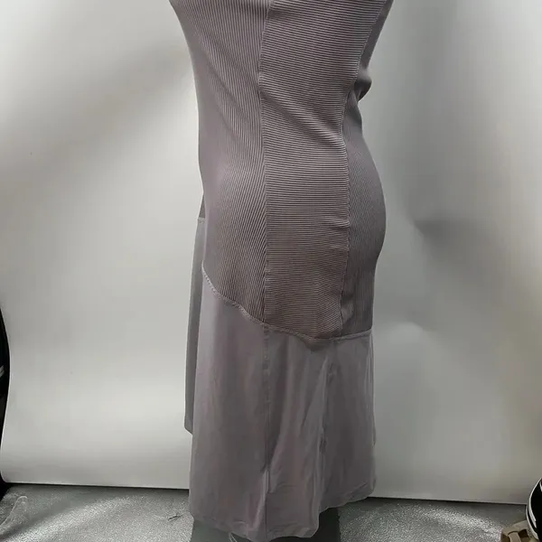Athleta large lilac athletic fitted ribbed dress - Image 5
