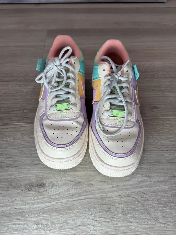Nike Air Force 1 Shadow Pale Ivory Blue Size 7 - Image 4