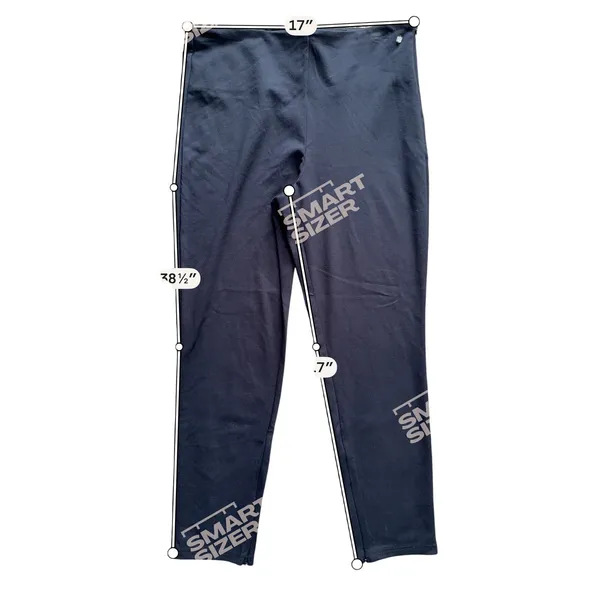 Fabletics Womens Ponte Split Hem Skinny Pants XL Black Career Office Stretch - Image 7