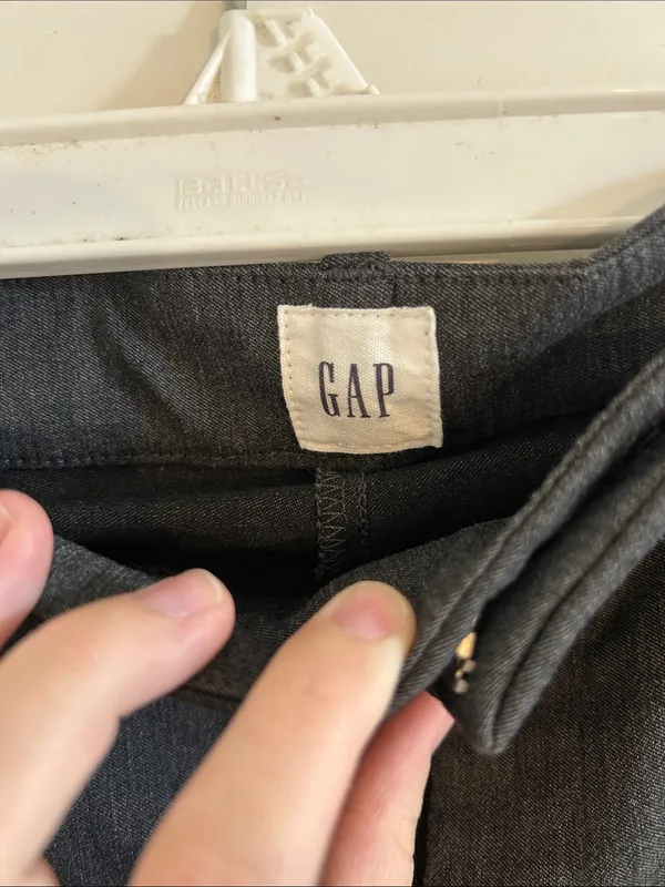 GAP Straight-Leg Pants in Charcoal - Image 2