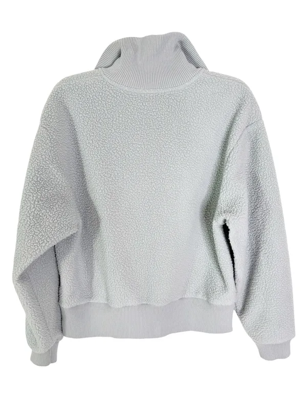 Varley Roselle Half-Zip Fleece Pullover Top Sweatshirt Pearl Blue Size S - Image 7