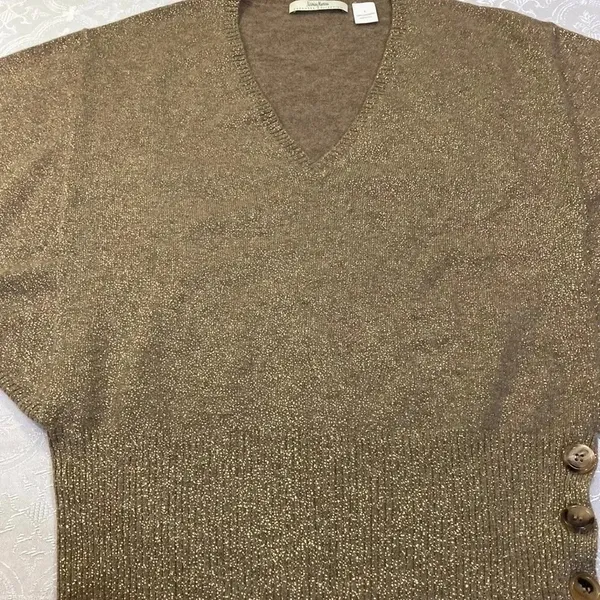 Neiman Marcus cashmere collection women blouse L - Image 2