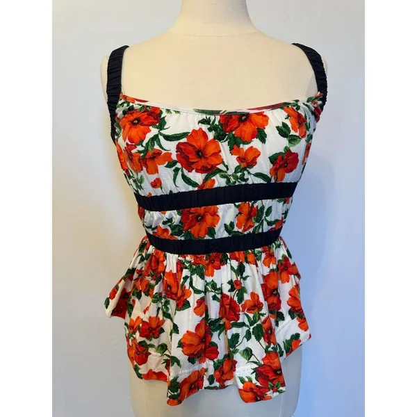 Maeve Ditali Open-Back Tank Size Small - Image 5