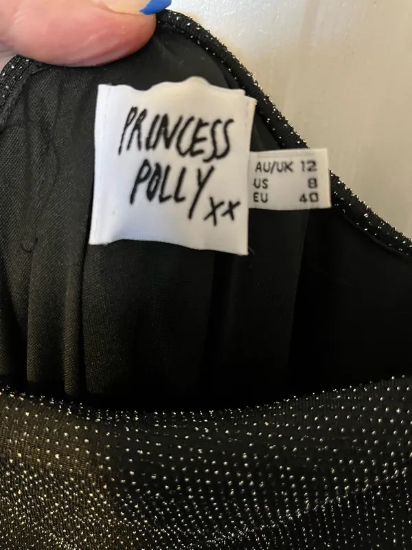 Princess Polly Black Mini Dress - Image 4