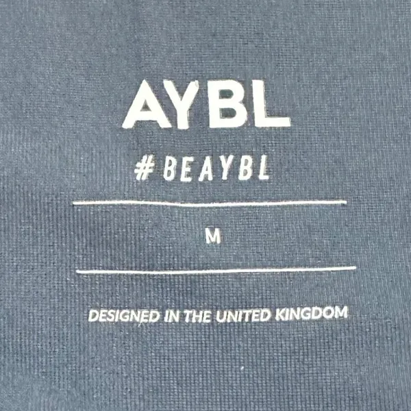 AYBL | Women's Blue Seamless High Waisted Workout Athletic Gym‎ Biker Shorts, M - Image 5